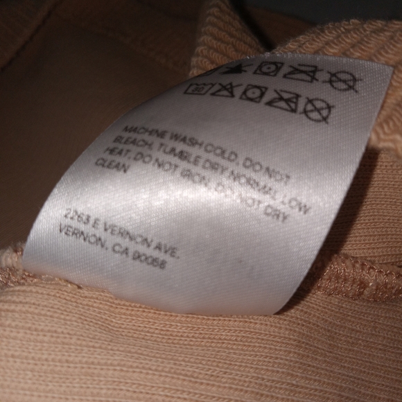 Reformation (2 PC) Cozy Lounge Wear Set - Large- Tan Ribbed - Picture 9 of 12